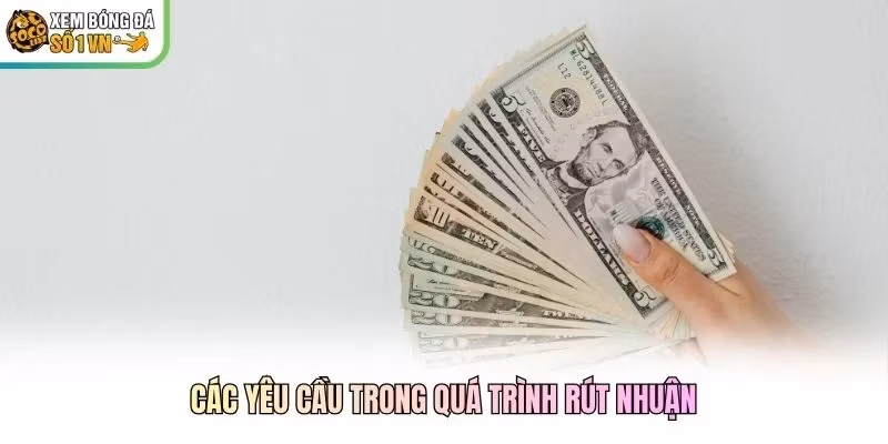 Các yêu cầu trong quá trình rút nhuận