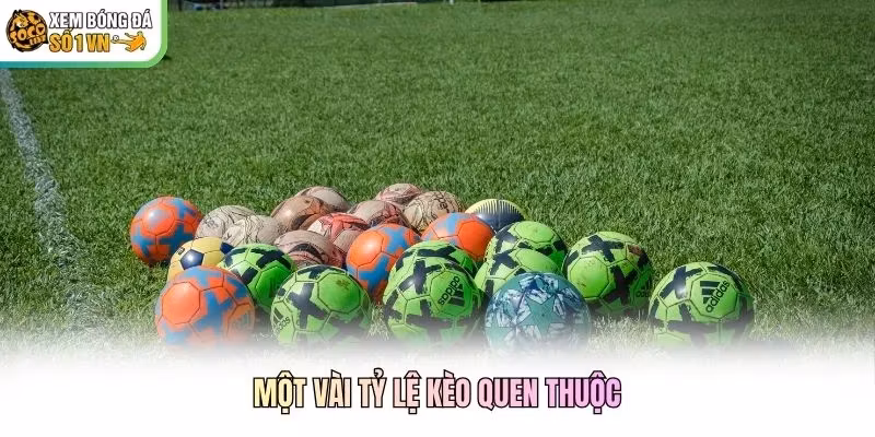 Một vài tỷ lệ kèo quen thuộc Một vài tỷ lệ kèo quen thuộc